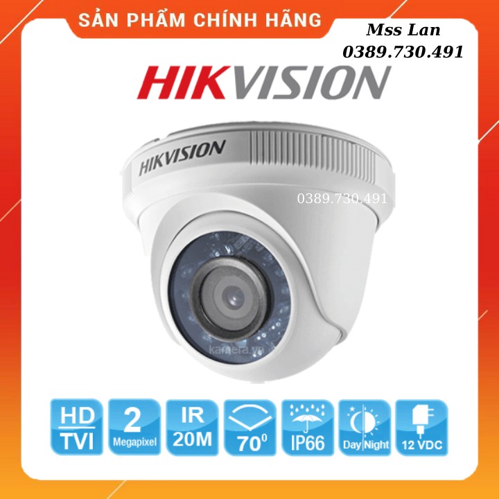 Bộ 3 Mắt Camera 2.0Mp HikVision - Tặng Kèm Ổ Cứng Và Toàn Bộ Phụ Kiện