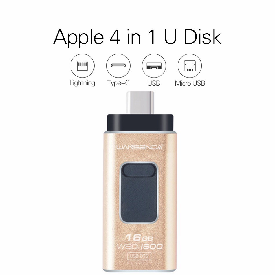 USB 4 trong 1 cho iPhone / Android / Type-C