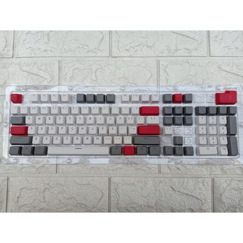 Nút phím cơ (Keycap) chất liệu pbt double shot xuyên led 3 màu