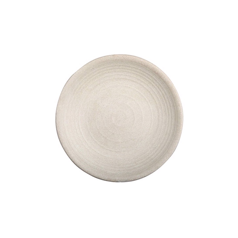 Dĩa tròn melamin KORMEL 255mm màu kem E10470