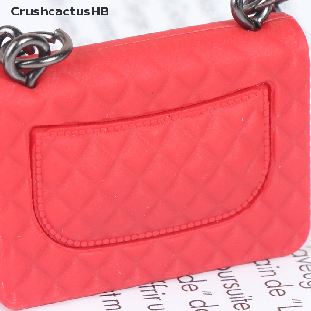 [CrushcactusHB] 1 Pc Chain Pack Doll Bag Miniature Shopping Handbag Model for Doll House Decor Hot Sell