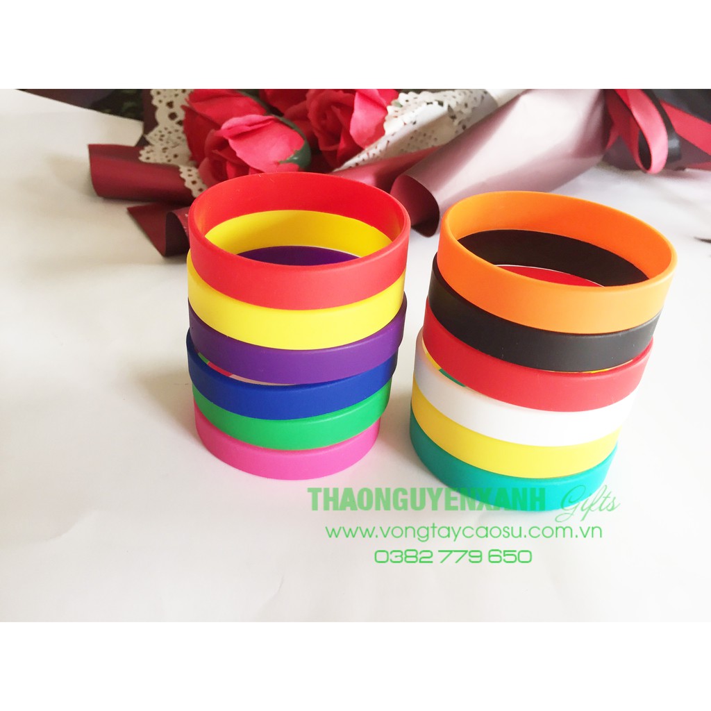 Vòng tay cao su trơn nhiều màu | BigBuy360 - bigbuy360.vn