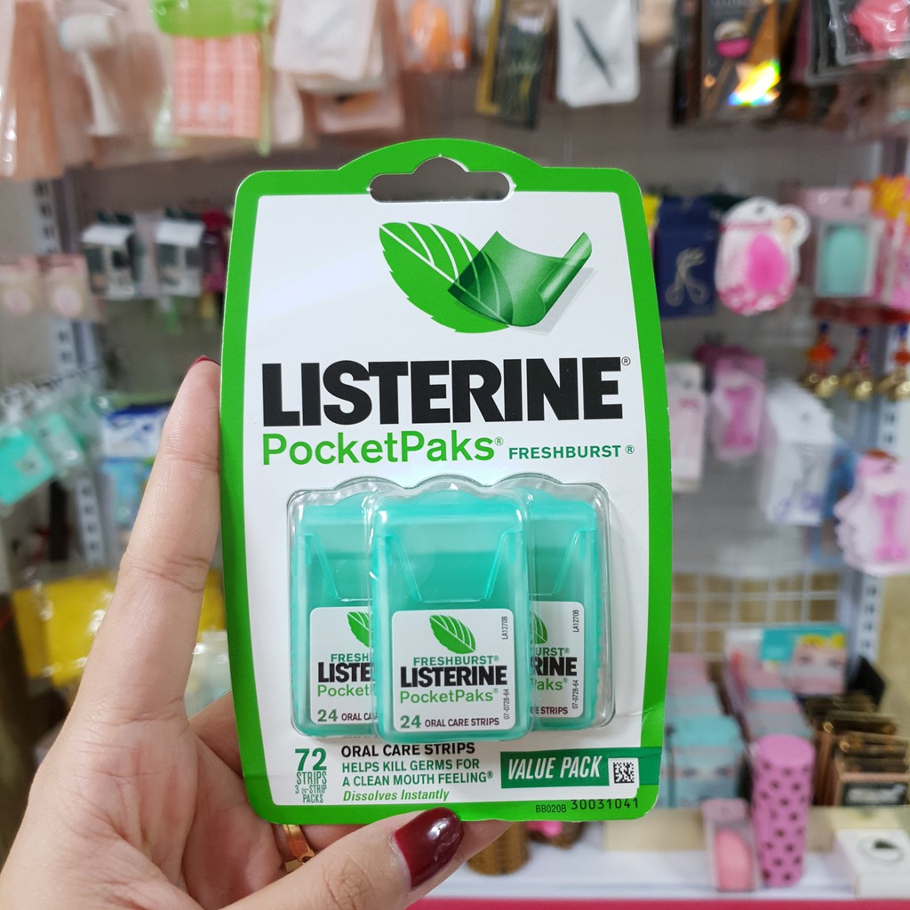 Miếng Ngậm Thơm Miệng Listerine