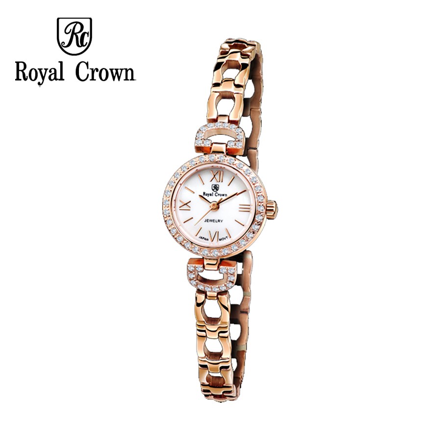 Đồng hồ nữ chính hãng Royal Crown 6536 dây thép