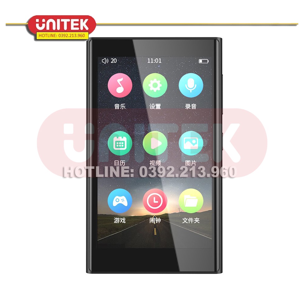Máy Nghe Nhạc Buetooth 5.0 Màn Hình Cảm Ứng, Xem Phim Full HD, Có Loa Ngoài Ruizu H10 Bộ Nhớ Trong 16GB