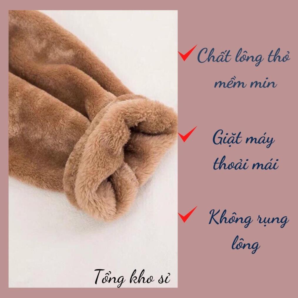[ HÀNG LOẠI 1 ]  Bộ nỉ bông nữ mềm mướt,bộ lông cừu nữ dstudio