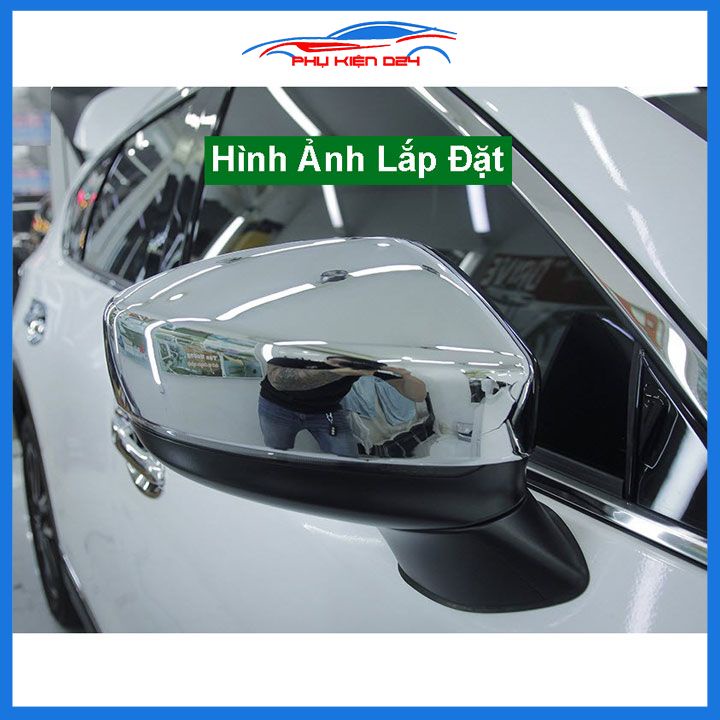 Ốp gương Mazda CX5 2018-2019-2020-2021-2022-2023 mạ crom bảo vệ chống trầy trang trí làm đẹp xe