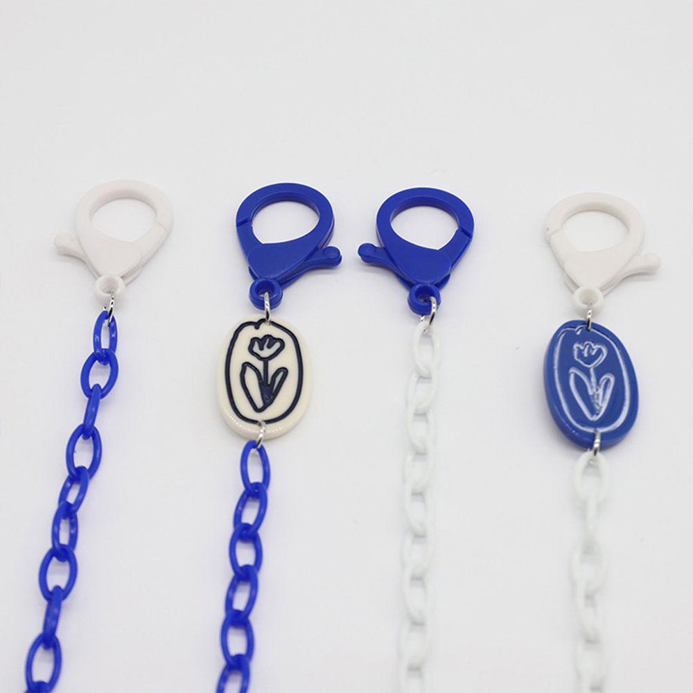 Dây Giữ Mắt Kính Acrylic Chống Thất Lạc Hình Hoa Tulip Dễ Thương WMES15H