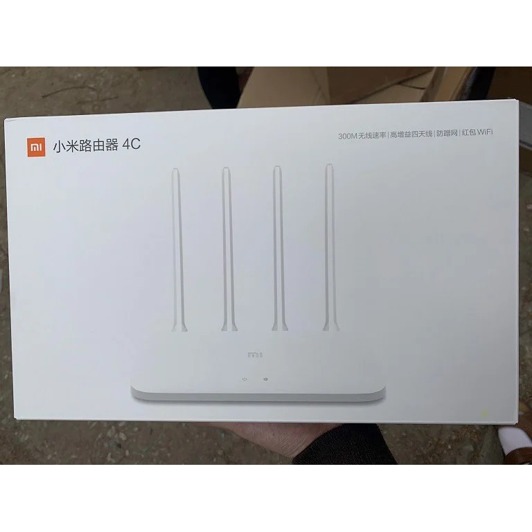 Bộ phát wifi router 4c Xiaomi Modem WiFi Xiaomi 4C 4 Râu Router R4CM HT-Stores sóng khỏe, phát xa
