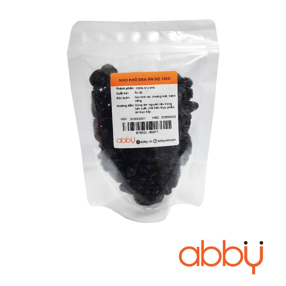 Nho khô đen Ấn Độ 150g