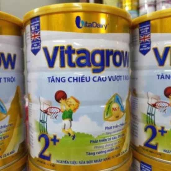 Sữa VitaGrow 2+ 900g Tăng Chiều Cao (trẻ 2 tuổi trở lên) Date 2023