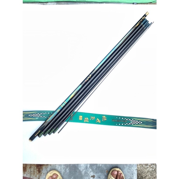 Cần câu tay 7H dài 5m4 + tặng 1 ngọn cần siêu khoẻ tải cá 1 đến 10kg thoải mãi y hình