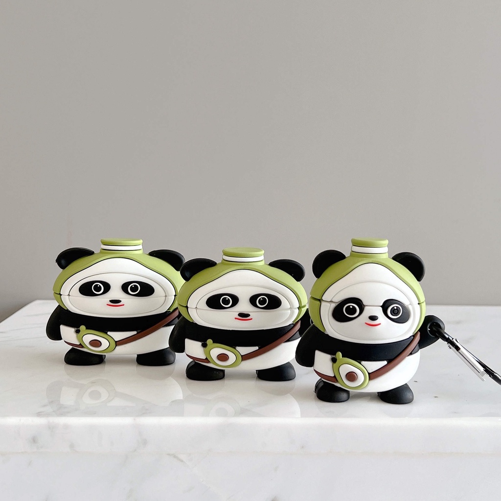 Vỏ Bảo Vệ Hộp Sạc Tai Nghe AirPods3 Pro AirPods3 Họa Tiết Gấu Trúc Tre Kiểu Mới 2021 Ốp