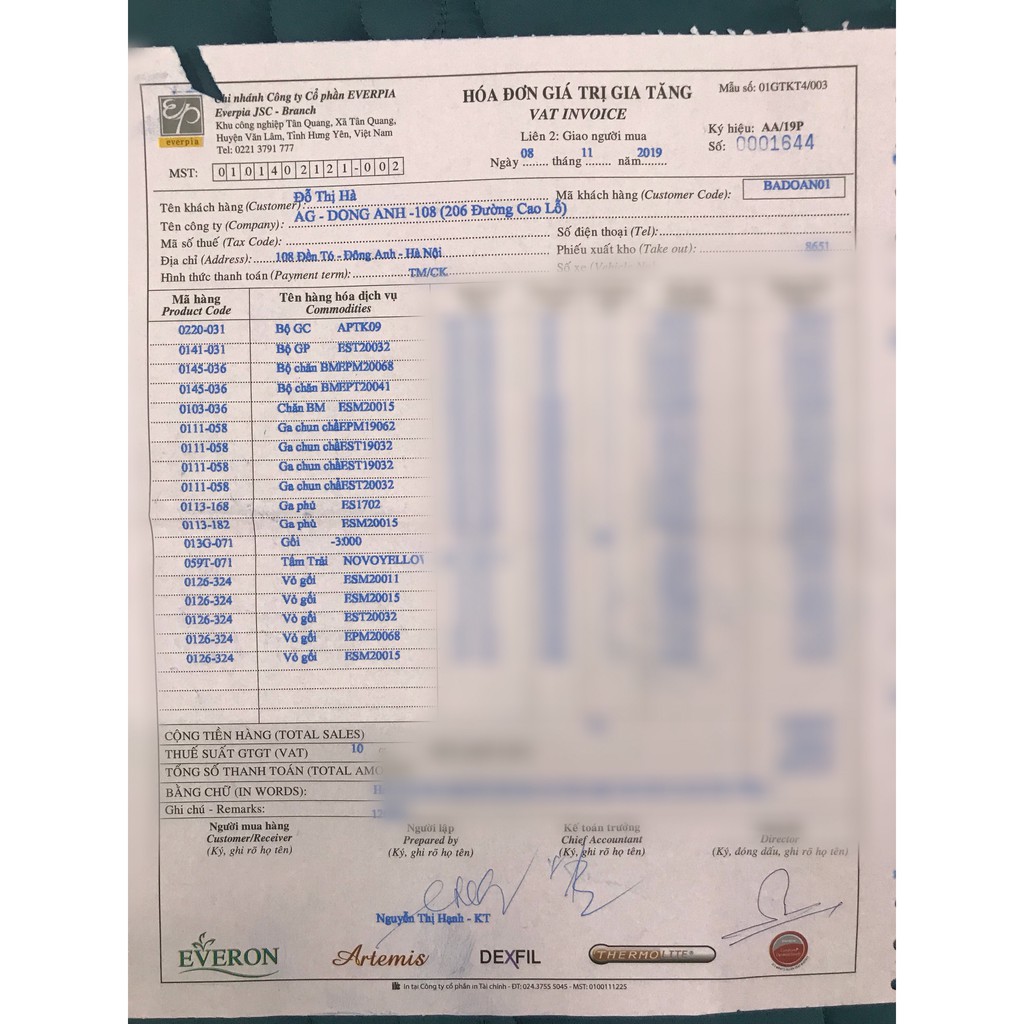 Ga chun chần EVERON EST19032