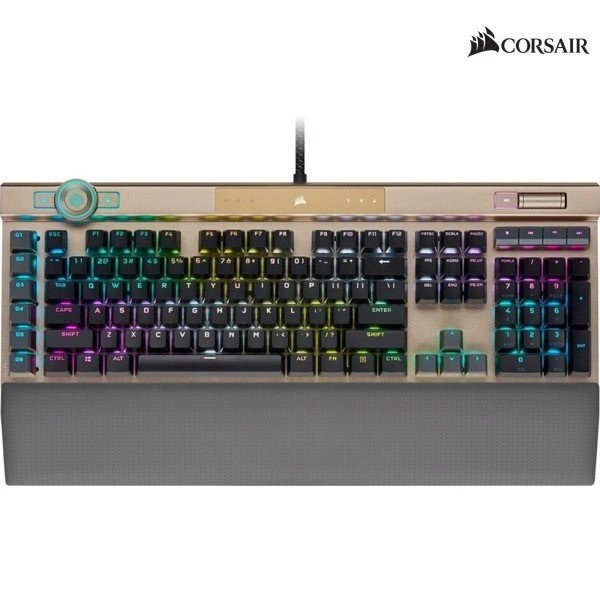 Bàn phím cơ Corsair K100 RGB Midnight Gold OPX Switch (CH-912A21A-NA)