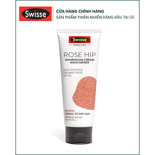 Kem dưỡng ẩm tầm xuân sáng mịn da swisse rose hip nourishing cream 125ml