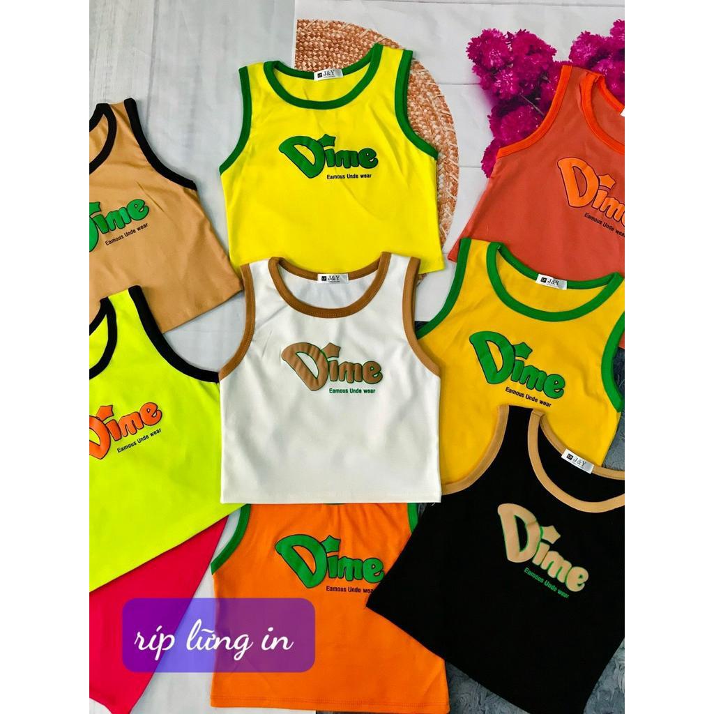 Áo ba lỗ croptop chất liệu thun cotton 100% in hình thời trang