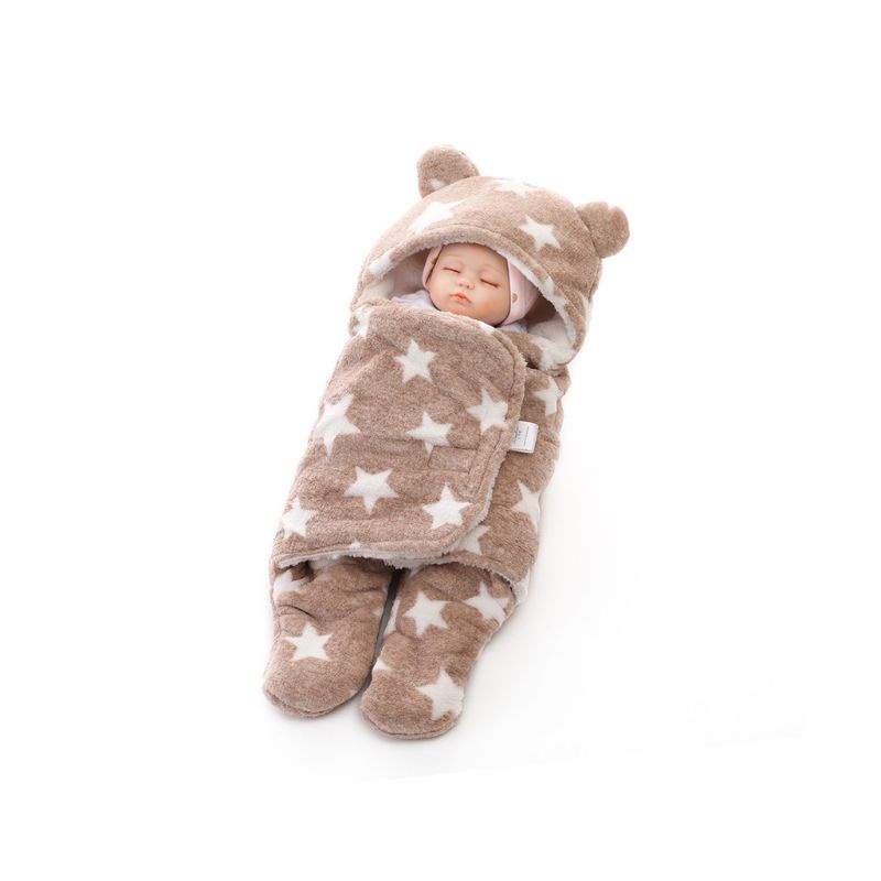 Chăn Quấn Em Bé Chất Liệu Cotton Mềm Mại