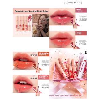 Son Tint Lì Romand X Anne Of Green Gables Juicy Lasting Tint