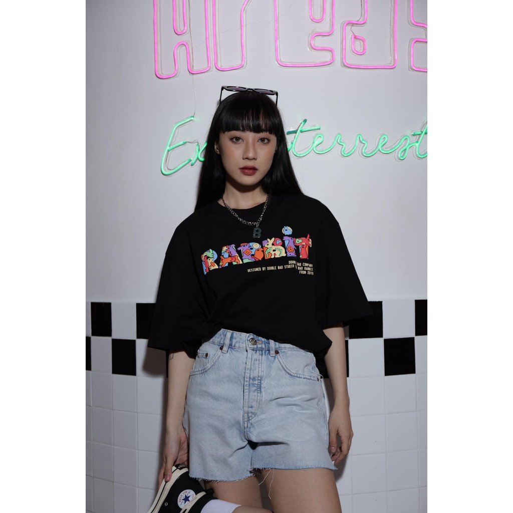Fauw /Áo thun Nam Nữ Bad Rabbit FULL RABBIT 100% Cotton - Local Brand Chính Hãng!