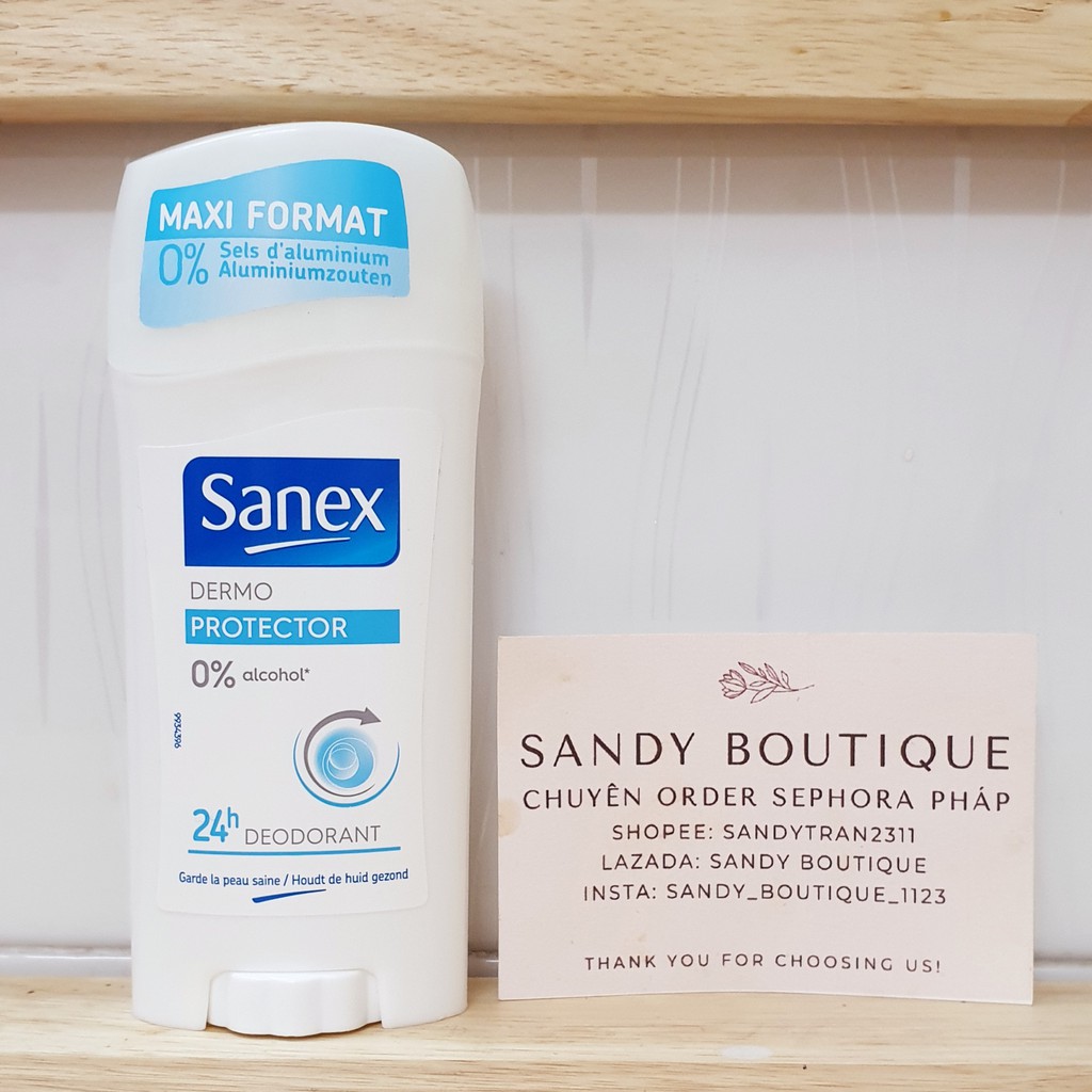 Lăn khử mùi Sanex hàng Pháp ngăn mùi 24 giờ [Bill Pháp] | BigBuy360 - bigbuy360.vn