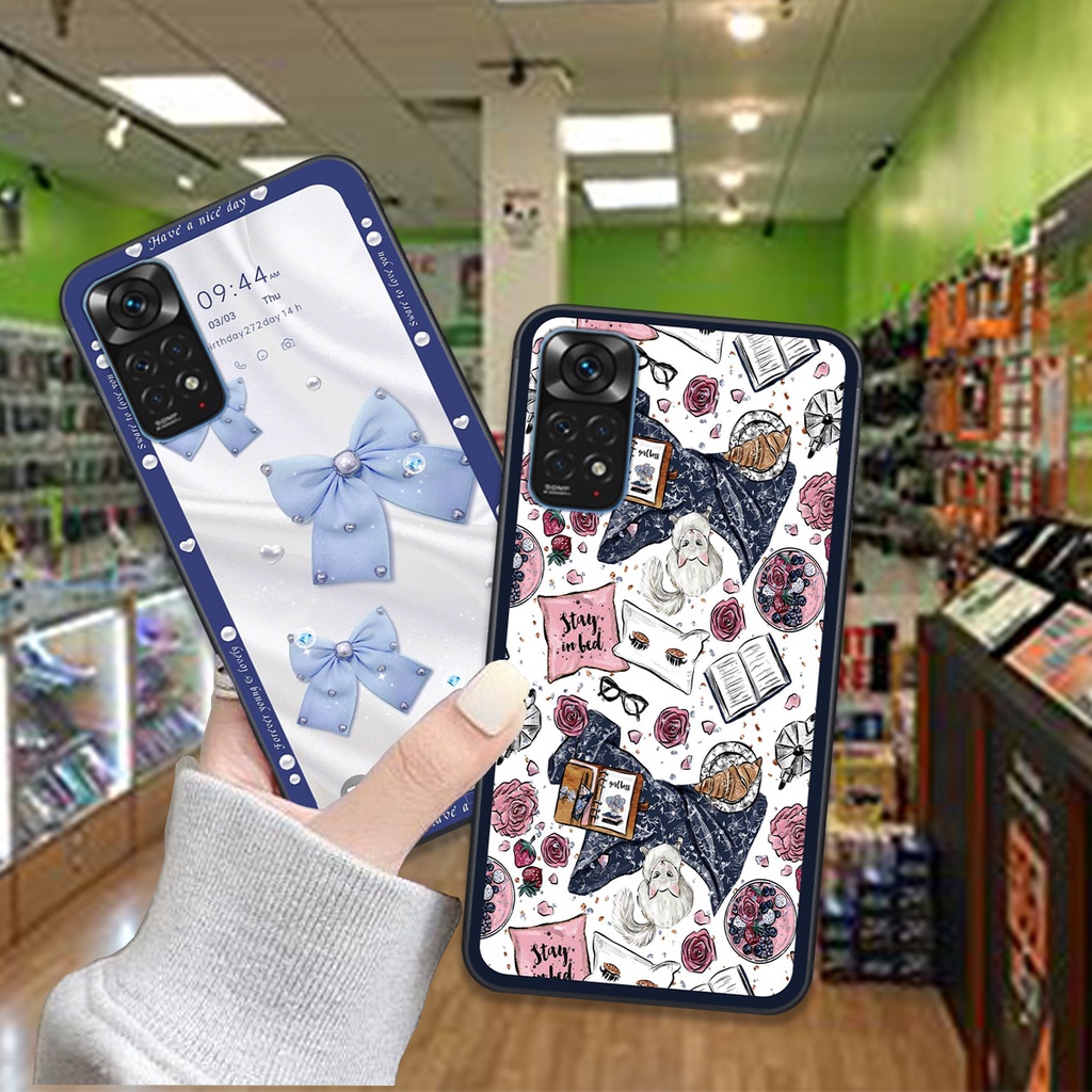 Ốp Xiaomi Redmi Note 11 4G / Note 11S / Note 11 Pro 5G / Note 11s 5G in hình kẻ caro , trái tim , bánh quy cute siêu đẹp