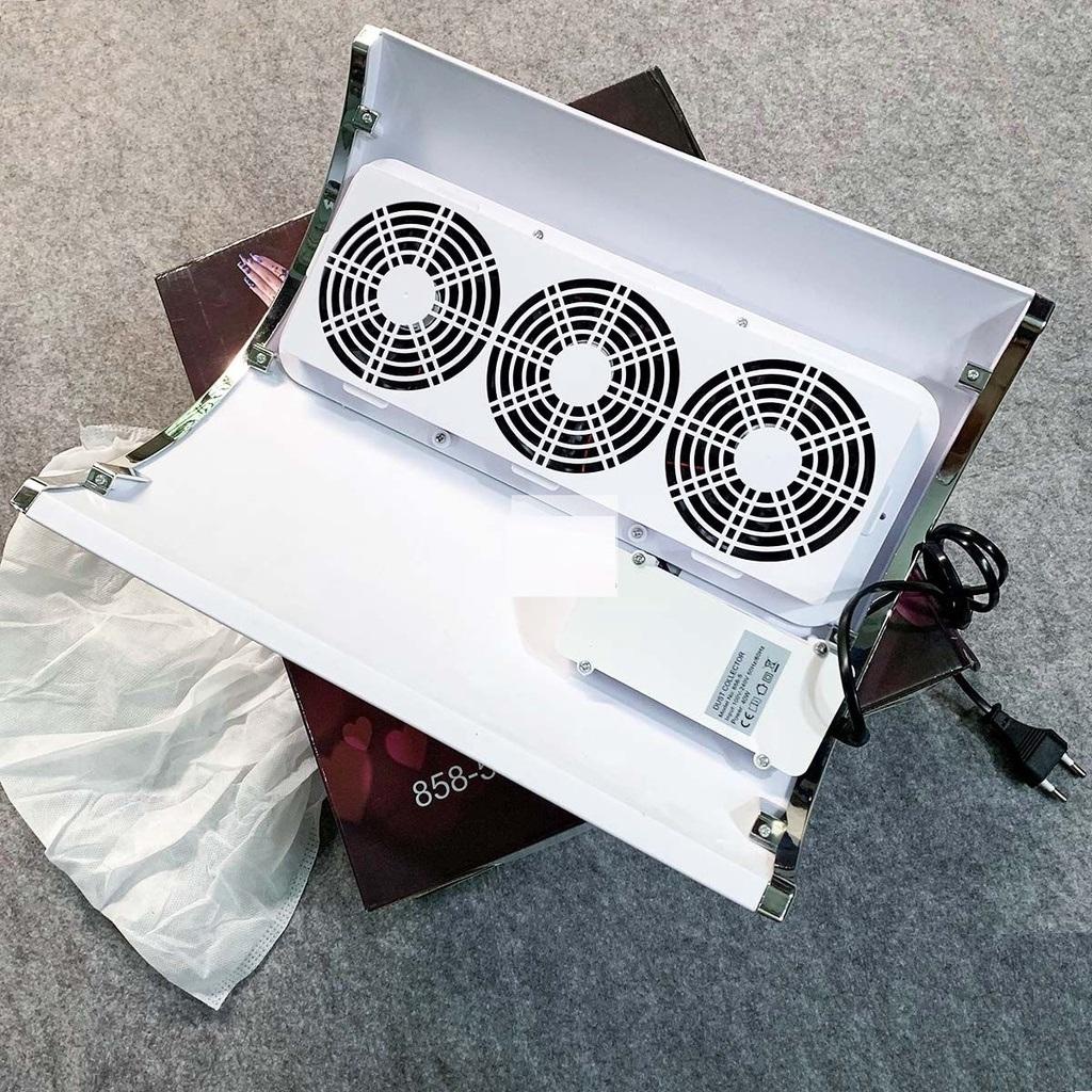 Máy hút bụi nail 858-5 công suất lớn 3 quạt , Máy hút bụi làm móng tay 40W - manh219
