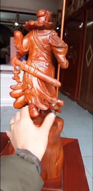 Tượng quan công Quan vân trường cao 40cm