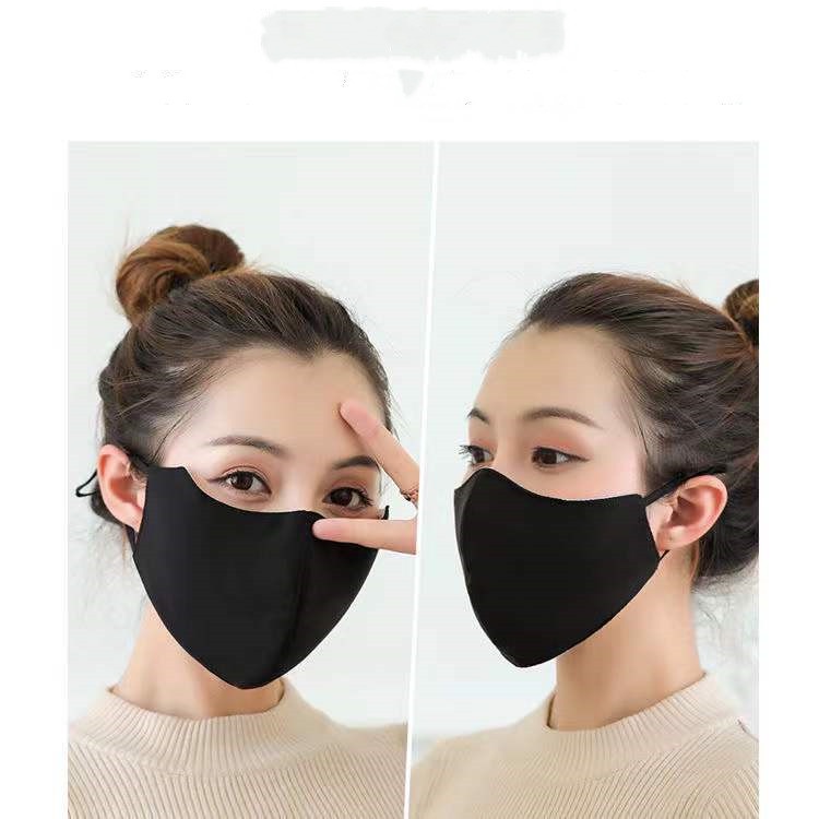 Khẩu Trang Cotton 3D Chống Bụi Chống Gió Bảo Vệ Hiệu Quả