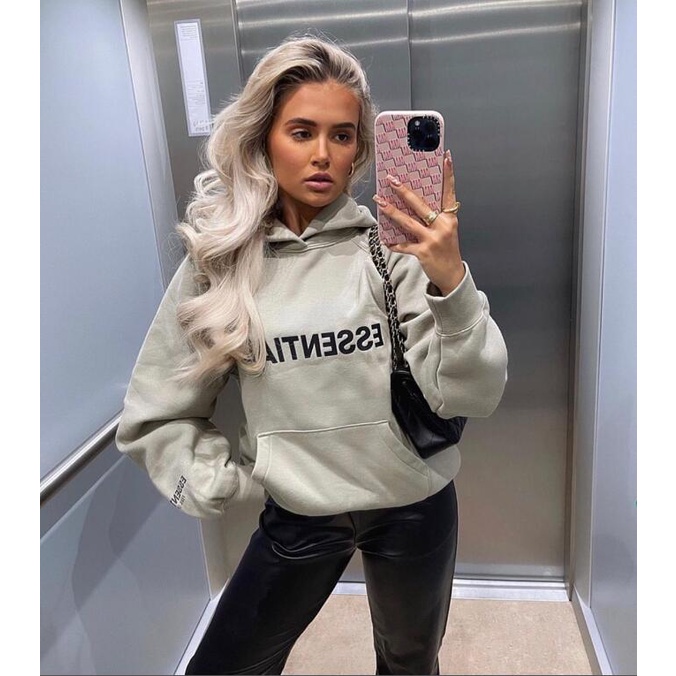 FEAR OF GOD Áo Hoodies Thời Trang Dành Cho Nam Và Nữ oversize Velvet hoodie