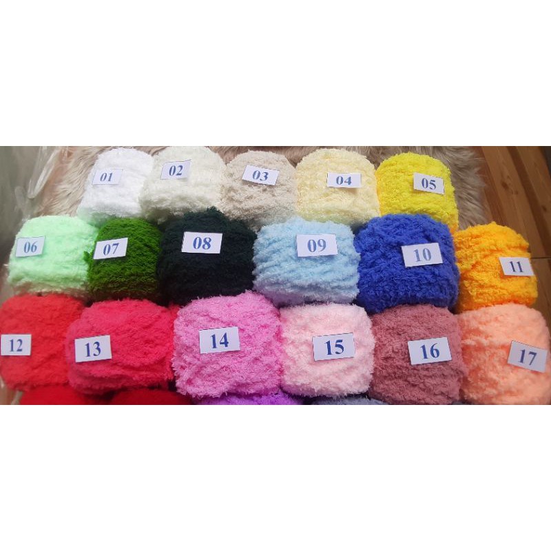 Len xù cuộn 100g