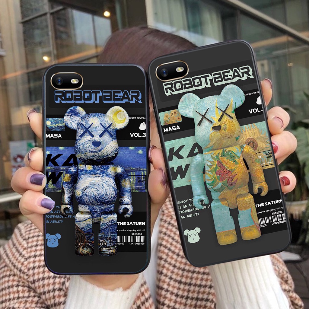[HOT] ỐP LƯNG BEARBRICK CHO OPPO A1K-OPPO A3S-OPPO REALME C1-OPPO REALME C2 ĐA DẠNG MẪU MÃ-GIÁ CỰC SỐC