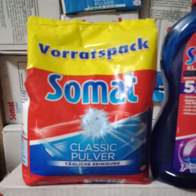 Tặng que thử nước cứng khi mua bột rửa bát somat 1,2kg