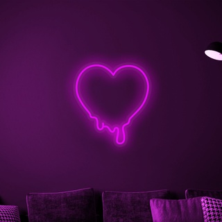 Đèn LED neon hình Tim chảy [INEON]