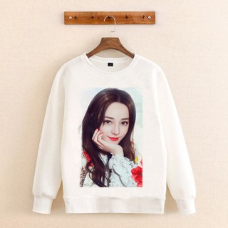 Áo nỉ thu đông Địch Lệ Nhiệt Ba thời trang dành cho giới trẻ