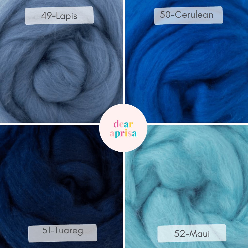 Cuộn Len Sợi Siêu Mịn Merino Roving 03 Nhập Khẩu Cao Cấp