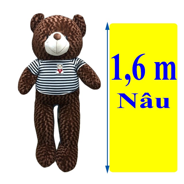 Gấu bông Teddy siêu to khổng lồ 1m7 dùng làm quà tặng người thương, đồ chơi cho bé hoặc vật trang trí trong nhà