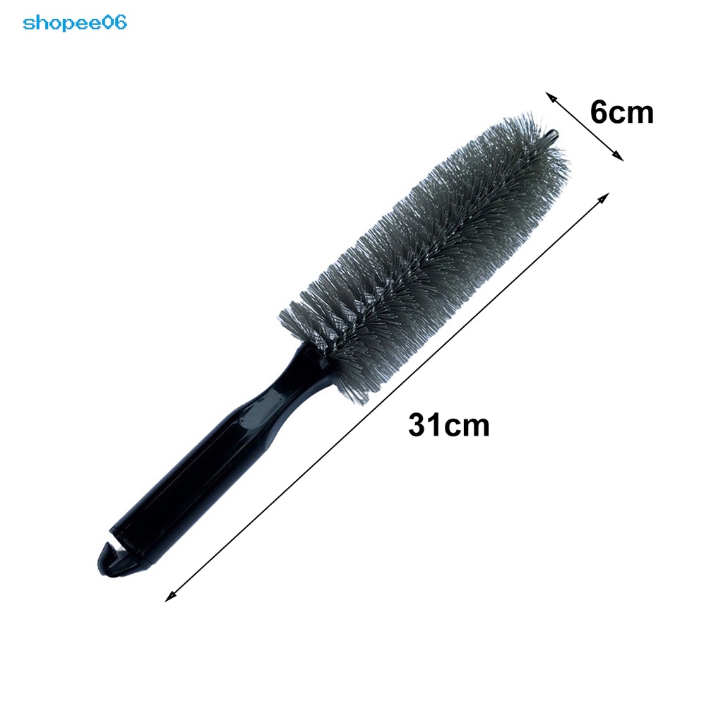 Cọ vệ sinh vành bánh xe hơi màu đen có thể tái sử dụng