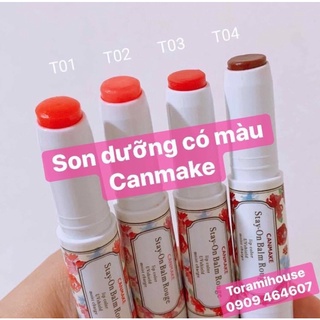 (ĐỦ MÀU - NEW) SON DƯỠNG CHỐNG NẮNG CANMAKE STAY-ON BALM ROUGE
