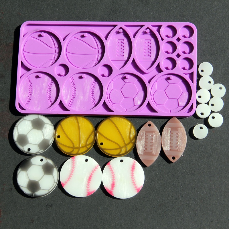 Khuôn Silicone Làm Mặt Trang Sức Thủ Công