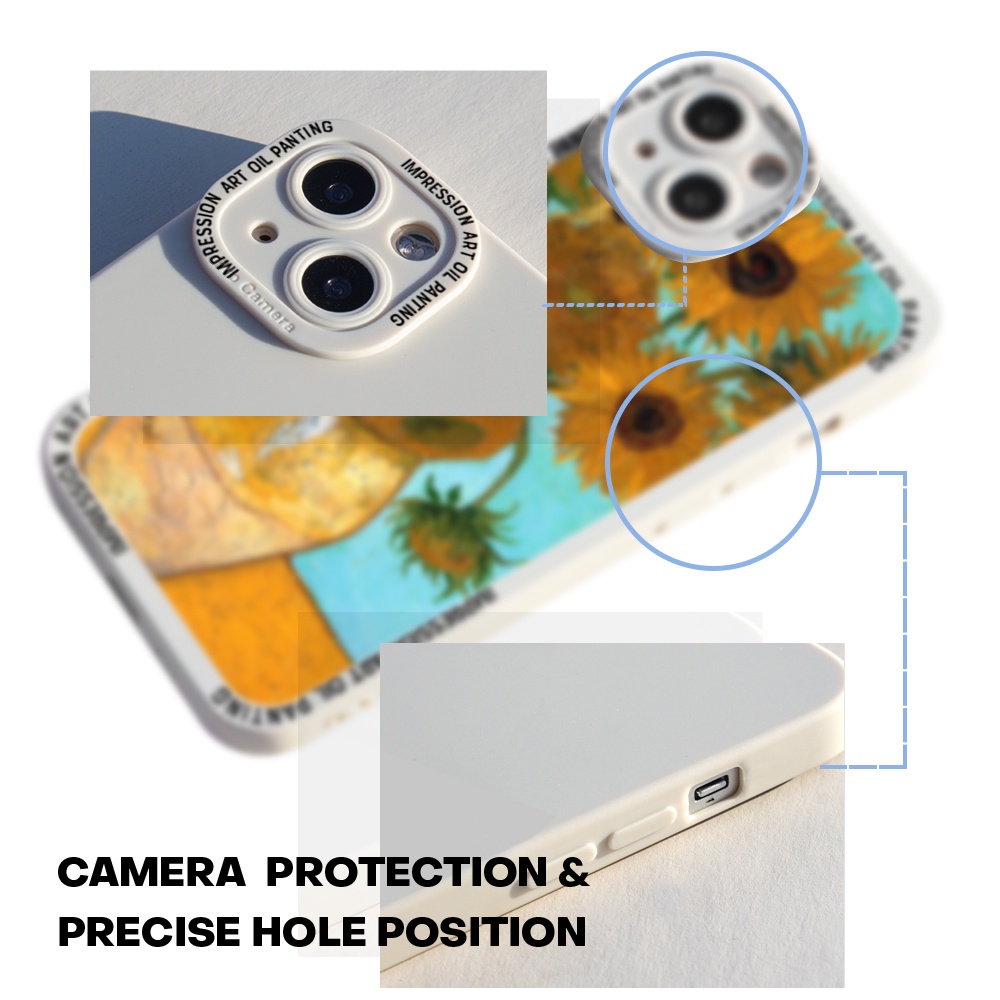 Samsung Galaxy A10 A10S A22 A52 A52S A20S A50 A30S A50S A30 A20 4G 5G Cho Ốp lưng điện thoại In Hình Oil Painting