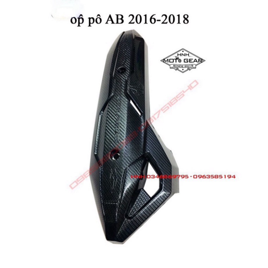 Ốp Carbon Cho Air Blade ( AB ) 2016 - 2019 Bộ 4 Món