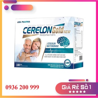 BỔ NÃO GINKGO BILOABA 100 viên-CERELON GOLD-TĂNG CƯỜNG TRÍ NHỚ-HOẠT HUYẾT DƯỠNG NÃO