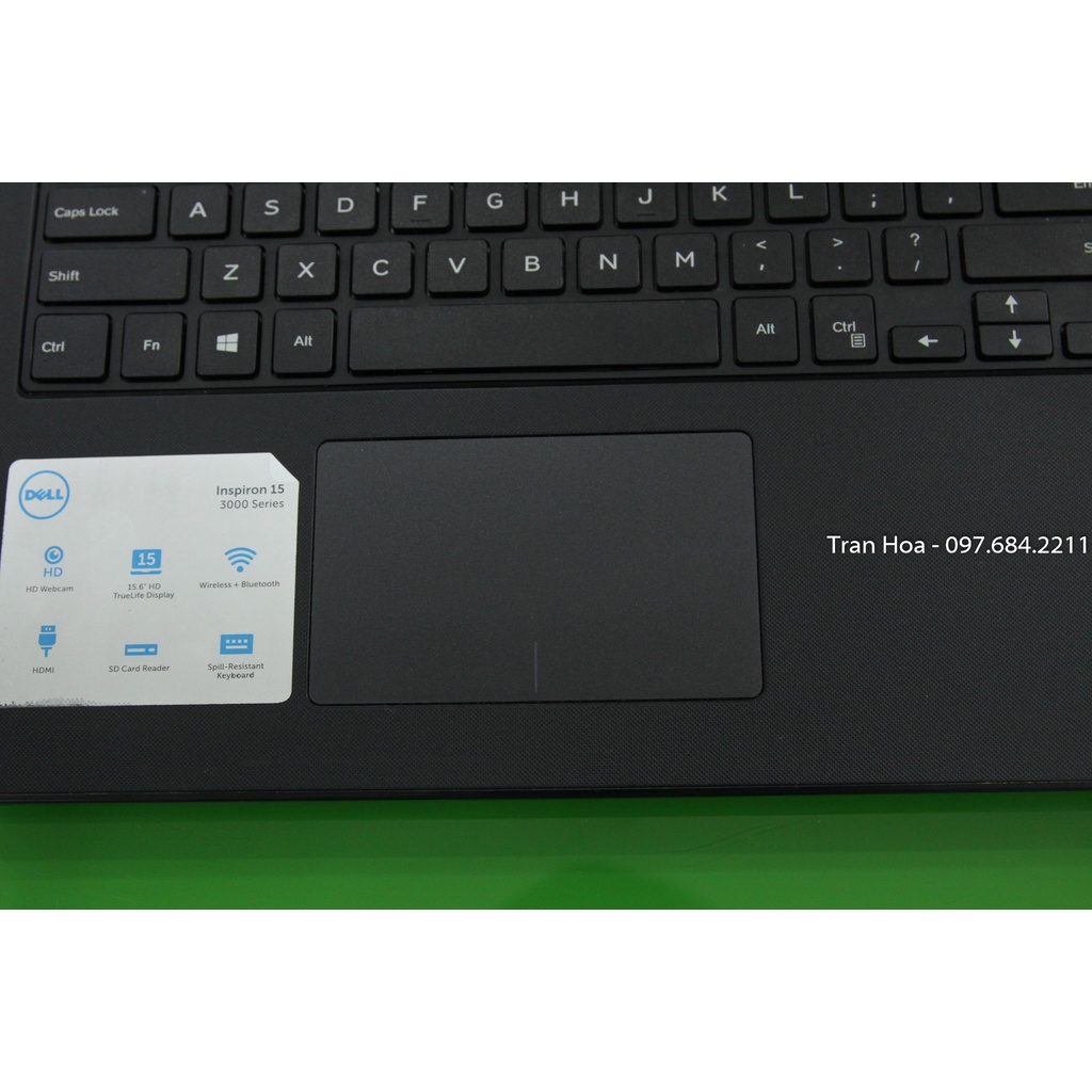 Laptop Dell Inspiron 3558 - Core i gen 5, ram 4GB, SSD 128G, màn hình 15.6inch, có phím số, kiểu dáng mỏng nhẹ. | BigBuy360 - bigbuy360.vn
