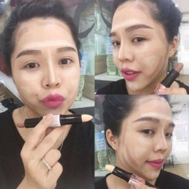 (HÀNG AUTH) Bút che kuyết điểm tạo khối đa năng 3 wonder contour & hi-light stick của Maycreate