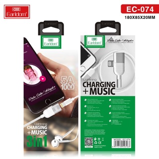 Cáp Sạc 2 trong 1 Earldom EC-074
