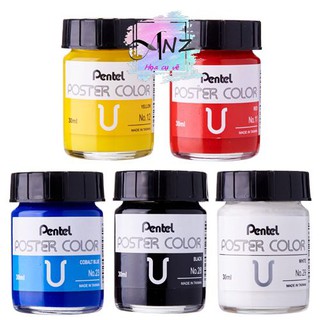 [Giá Tốt] Màu Poster pentel cơ bản bộ 5 màu (29-11-23-12-28)