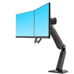 Giá Treo Màn Hình Máy Tính Kẹp Bàn 2 Màn Hình - NB32 - [ Phù Hợp MH 24&quot; - 32&quot; ] - Hàng Chính Hãng - Model 2021