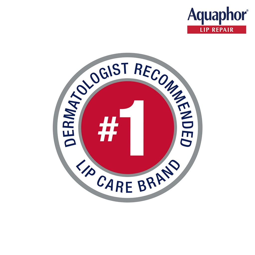 Dưỡng môi khô nẻ Aquaphor Lip Repair Ointment Long-lasting Moisture to Soothe Dry Chapped Lips 35 fl oz Tube