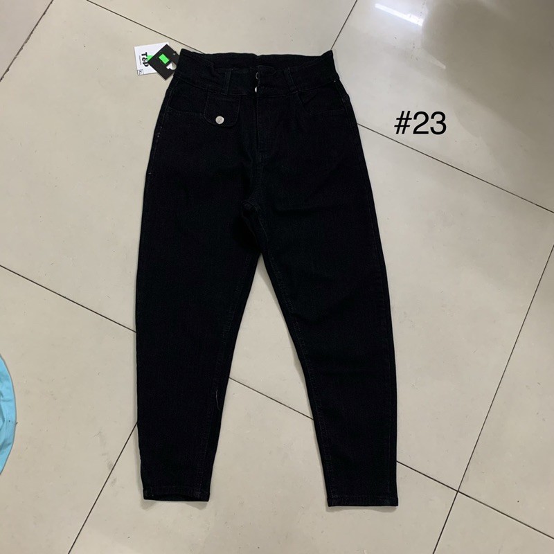 Quần baggy bigsize , quần jean baggy đen bigsize 61-87kg vải co giãn 4 chiều | BigBuy360 - bigbuy360.vn